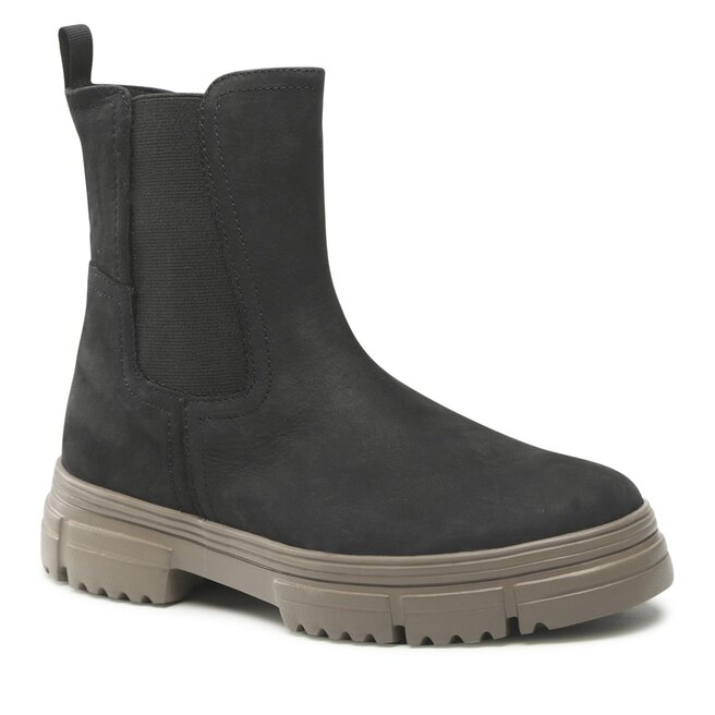 Botine Caprice 9-25405-29 Black Nubuc 008