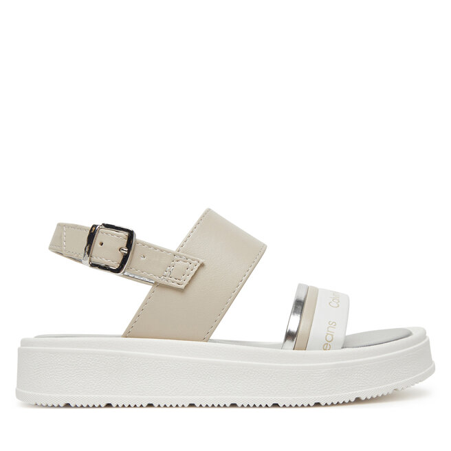Sandały Calvin Klein Jeans - M Beżowy