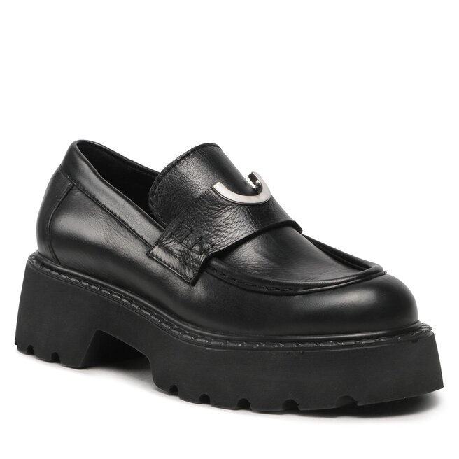 Loafersy Badura SCILLA-23SS3511 Czarny - kobiece