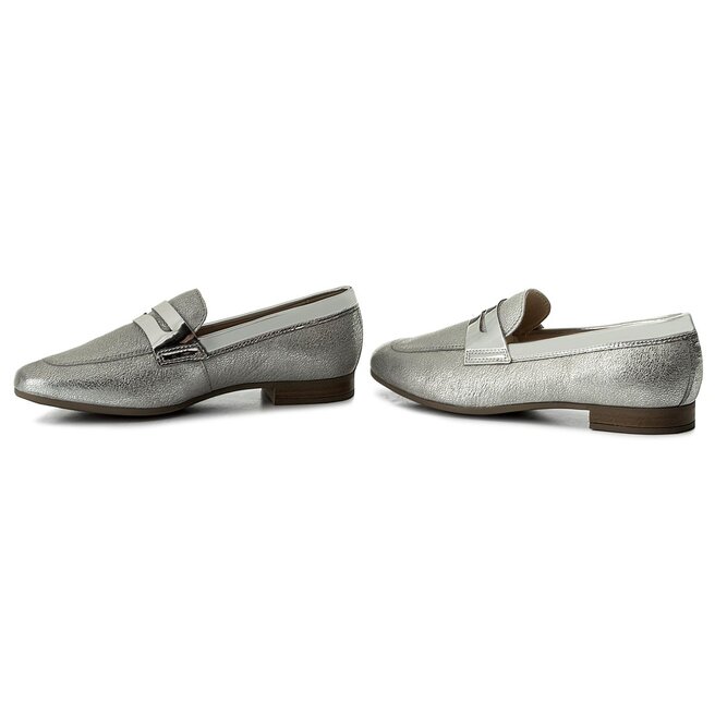 Loafers Geox D Marlyna B D828PB 0KYBN C1007 Silver chaussures