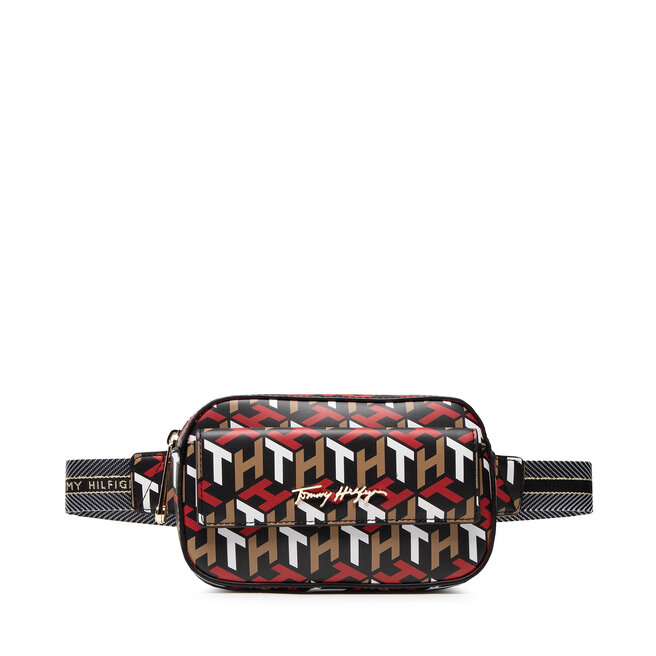 Tommy Hilfiger Τσαντάκι μέσης Tommy Hilfiger Iconic Tommy Bumbag Mono AW0AW11069 0GZ