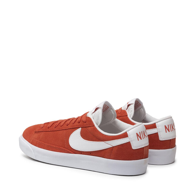 Zapatos Nike Blazer Low Suede CZ4703 800 Mantra Orange/White/White •