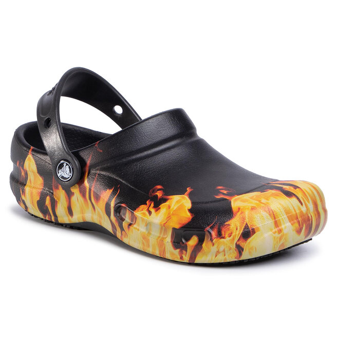 Crocs Șlapi Crocs Bistro Graphic Clog 204044 Black