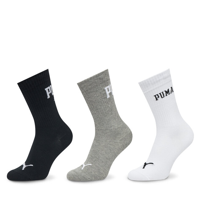 Zestaw 3 par wysokich skarpet unisex Puma - Kolorowy