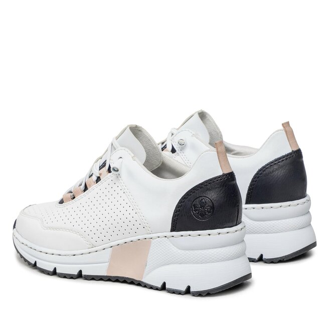 Rieker Sneakersy Rieker N6359-80 Weiss
