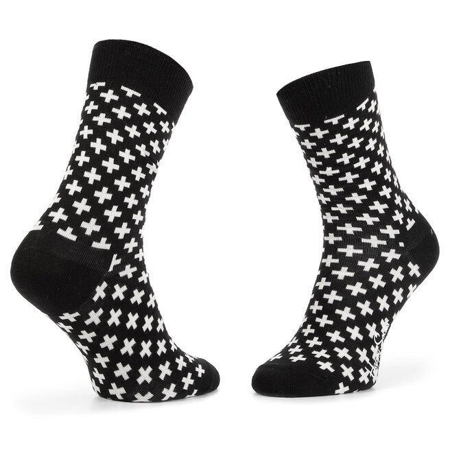 Happy Socks Calcetines altos unisex Happy Socks PLU01-9000 Negro