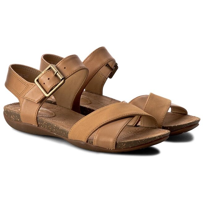 Sandalias Clarks Autumn Air 261237924 Tan Combi Leather zapatos.es