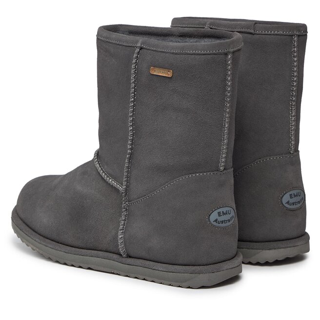 EMU Australia Boty EMU Australia Brumby Lo Teens T10773 Charcoal