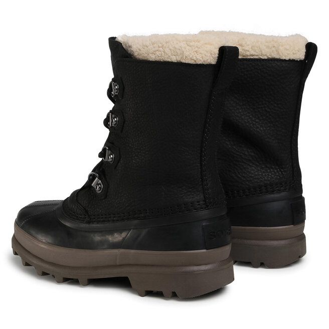 Schneeschuhe Sorel Caribou Stack Wp NM3907 Black 010 eschuhe.de