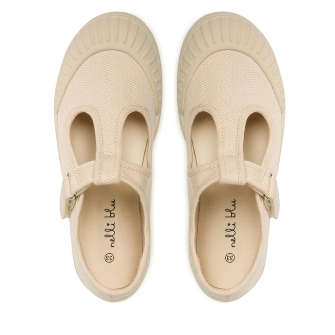 Nelli Blu Félcipő Nelli Blu CF2155-1(IV)DZ Beige