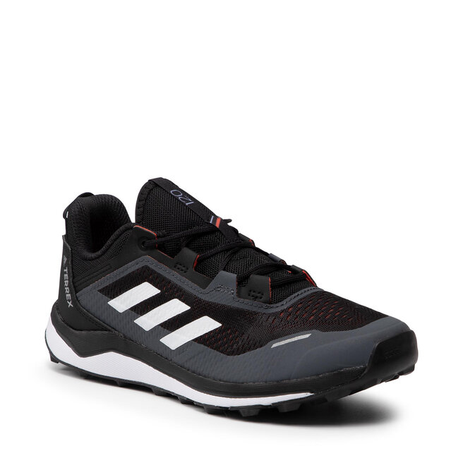 adidas Pantofi adidas Terrex Agravic Flow K FX4101 Core Black/Crystal White/Solar Red