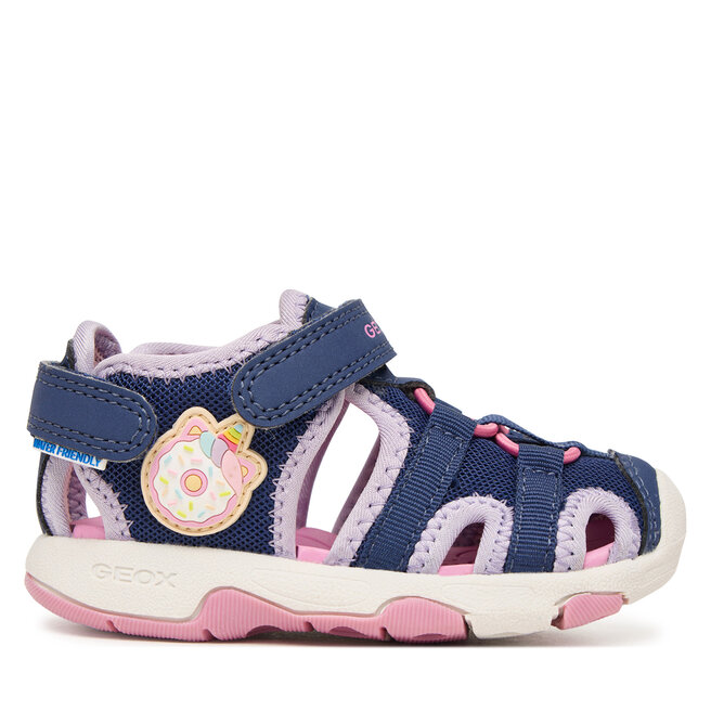 Sandały Geox B Sandal Multy Girl B650DA 01450 C4215 M Granatowy - dziewczęce
