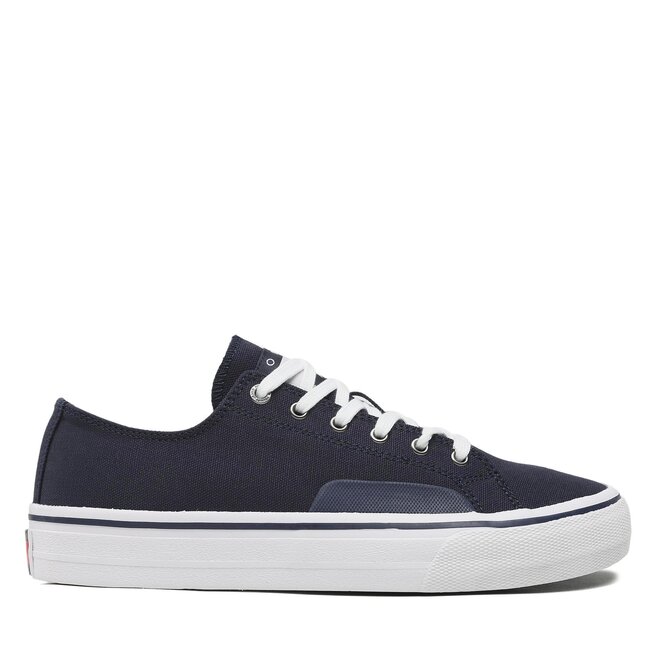 Tenisówki Tommy Jeans Skate Canvas Ess - Granatowy