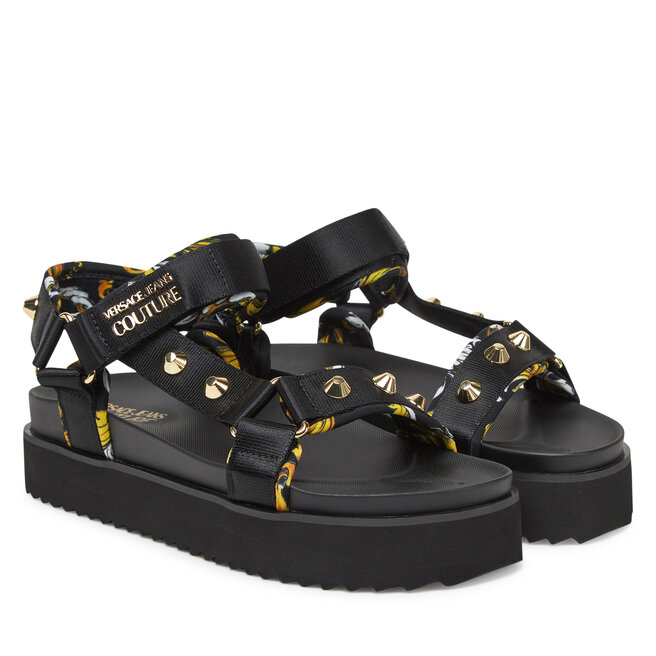 Sandały Versace Jeans Couture - Czarny