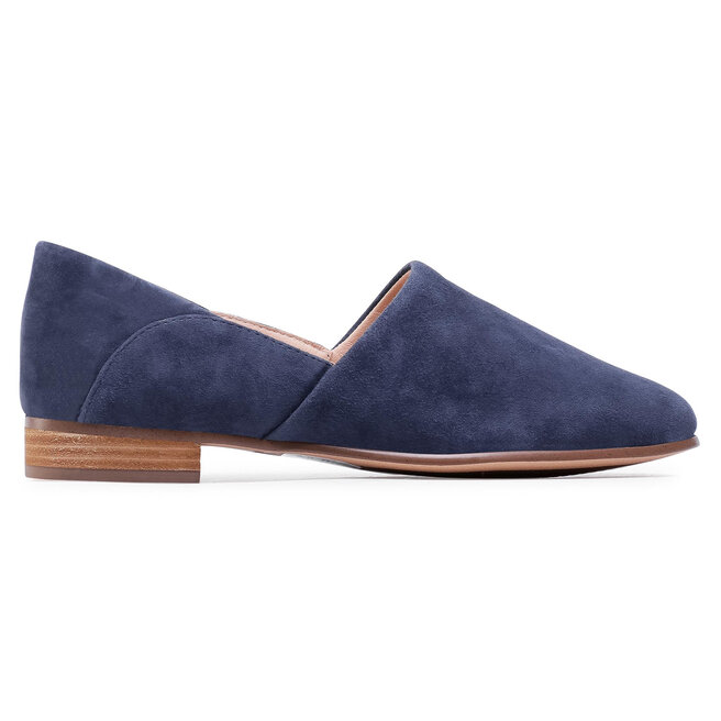 Clarks Pantofi Clarks Pure Tone 261541484 Navy Suede