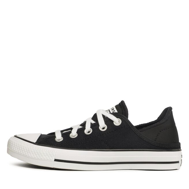 Converse white with black on sale