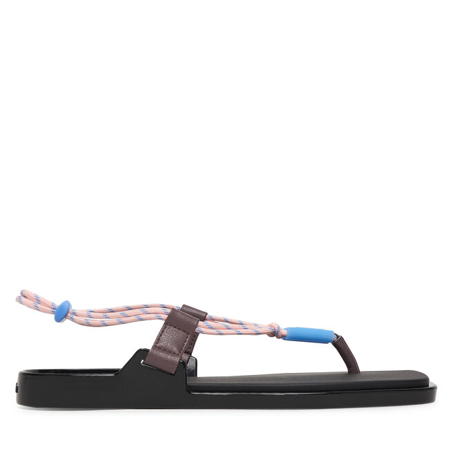 Sandały Calvin Klein Beach Sandal Rope Pu 2 HW0HW02967 Kolorowy - kobiece