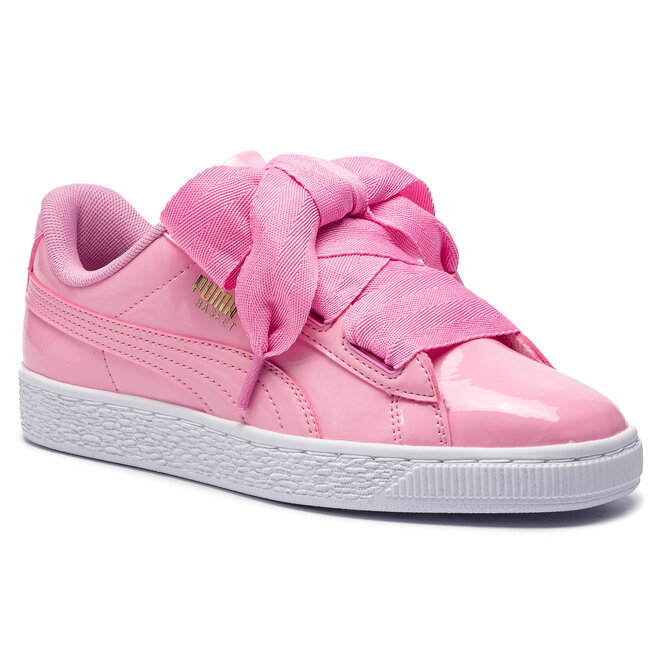 Sneakers Puma Basket Heart Patent Jr 03 Prism Pink/Pcoat/Gold/White • Www.zapatos.es