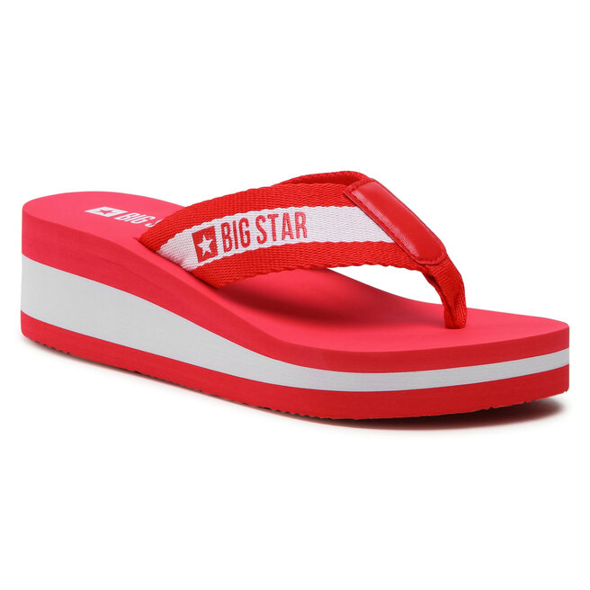 Big Star Shoes Джапанки BIG STAR HH274A095 Red