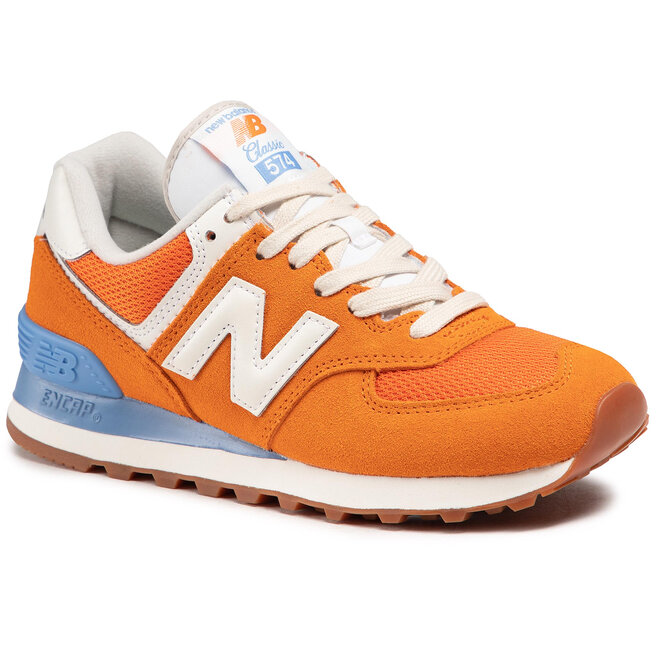 Sneakers New Balance WL574VI2 Orange • Www.chaussures.fr