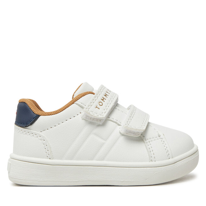 Sneakersy Tommy Hilfiger Low Cut Velcro Sneaker - M Biały
