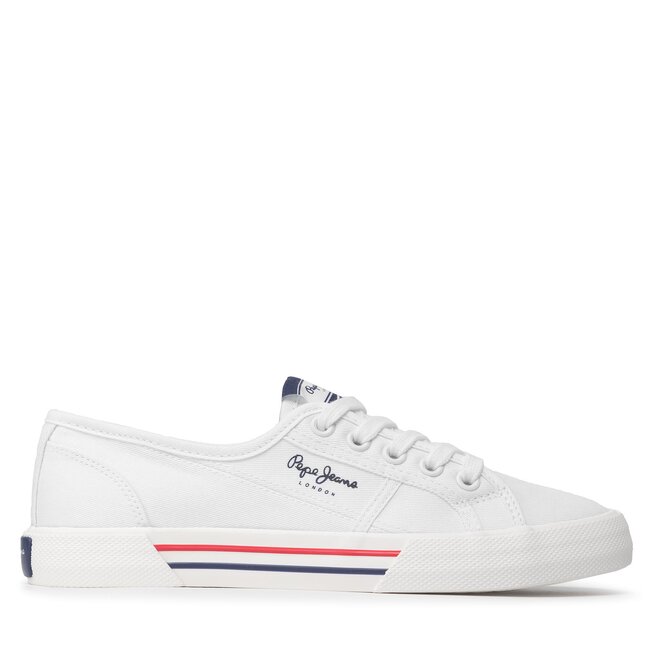Tenisówki Pepe Jeans Brady W Basic - Biały