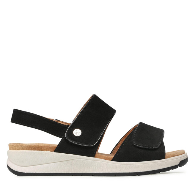 Caprice Sandále Caprice 9-28252-28 Black Comb 019