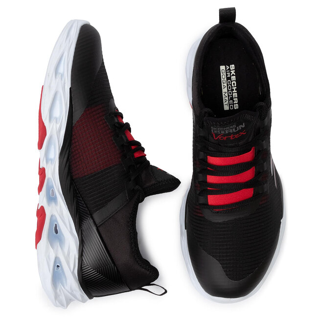 Chaussures Skechers Go Run Vortex Storm 54841 BKRD Black Red