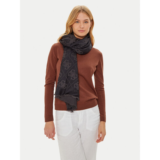 Chusta Guess Noreen (SG) Scarves AW5111 - Czarny