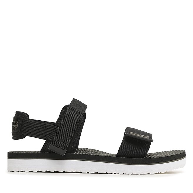 Columbia Szandál Columbia Via Sandal BL8473 Black/White 012