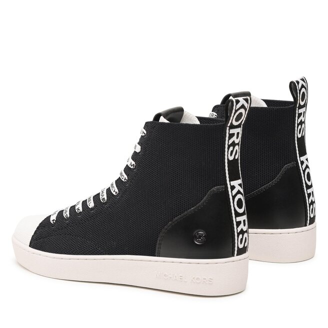 MICHAEL Michael Kors Sneakersy MICHAEL Michael Kors Edie Knit High Top 43S3NVFS1D Blk/Opticwht