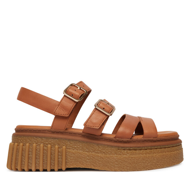 Sandały Clarks Evamar Strap 26185889 Brązowy - kobiece