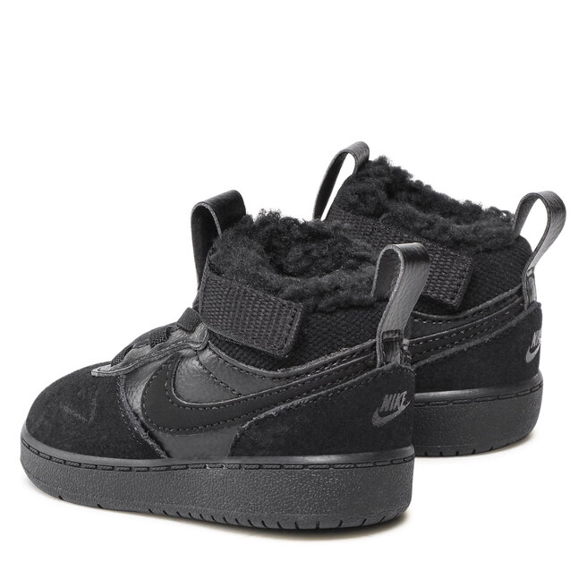 Nike Zapatos Nike Court Borough Mid 2 Boot Md CQ4027 001 Black/Black/Black