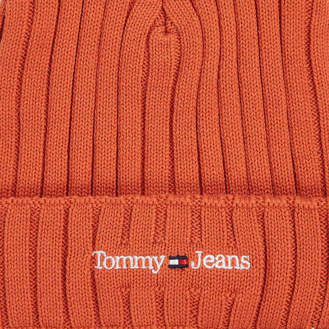 Bonnet Tommy Jeans Tjm Sport Long Orange Elevated Bonfire Beanie AM0AM11678 SFQ