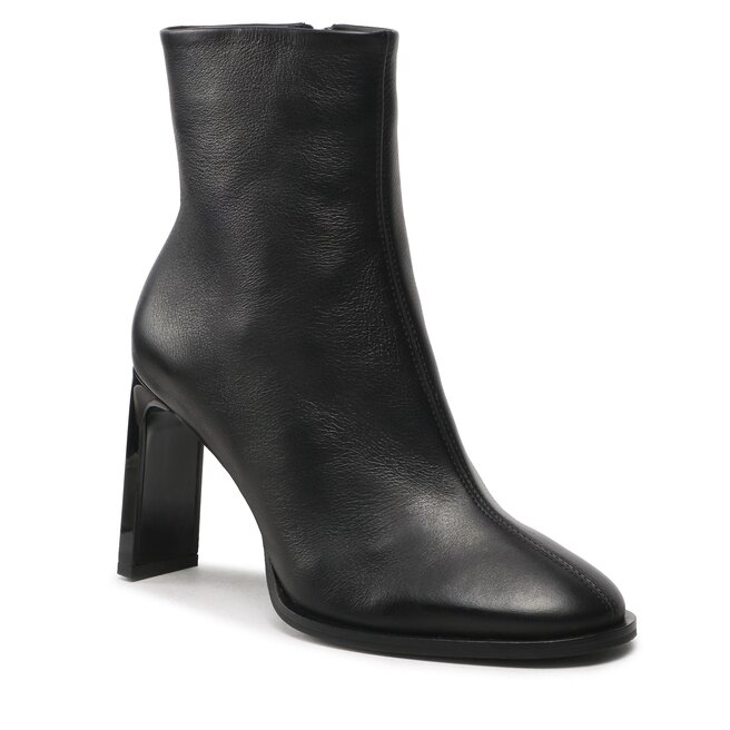 Botine Calvin Klein Curved Stil Ankle Boot 80 HW0HW01240 Ck Black BAX