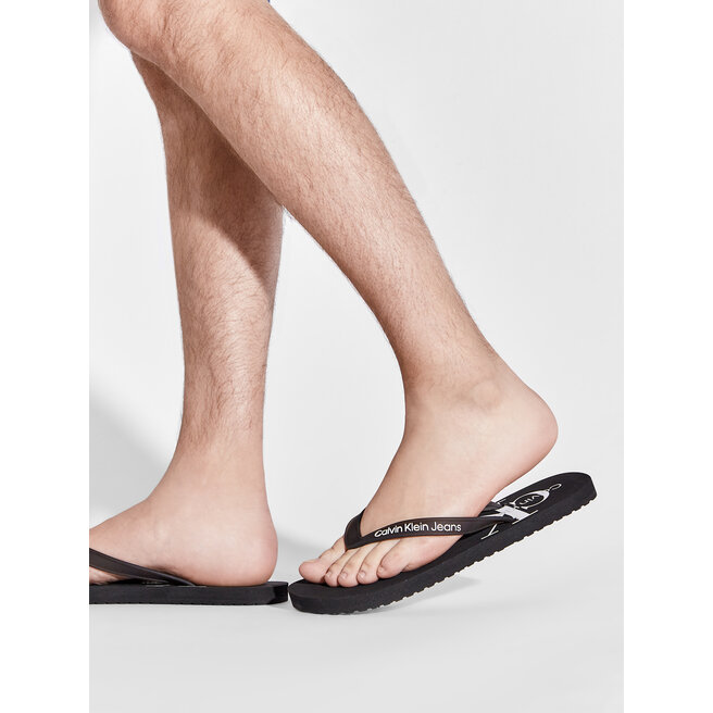 Calvin Klein Jeans Джапанки Calvin Klein Jeans Beach Sandal Monogram Tpu YM0YM00055 Black 00X