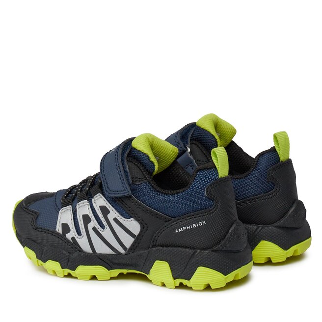 Baskets Garçon Geox J Magnetar Boy - Semelle Respirante & Imperméable - Confort Et Soutien Pour Enfants