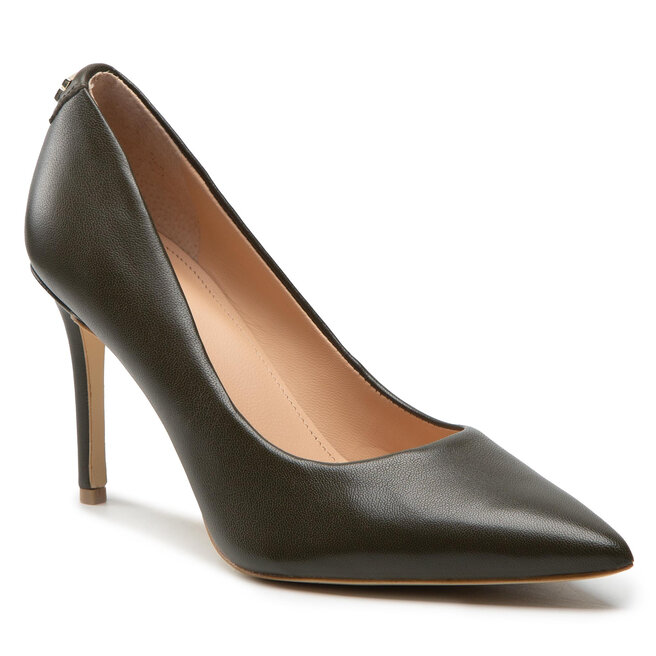 Pantofi cu toc subțire Guess Piera5 FL8P5A LEA08 MILI eleganți