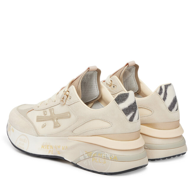 Sneakersy Premiata Moerund Var 8080 Beżowy jasny - kobiece