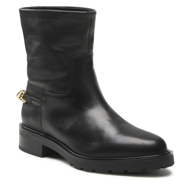 Botine Tommy Hilfiger Toomy Twist Ankle Boot FW0FW06825 Black BDS