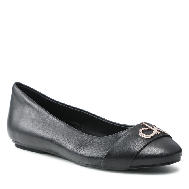 Ballerine Calvin Klein Round Ballerina W Hdw HW0HW00626 Ck Black