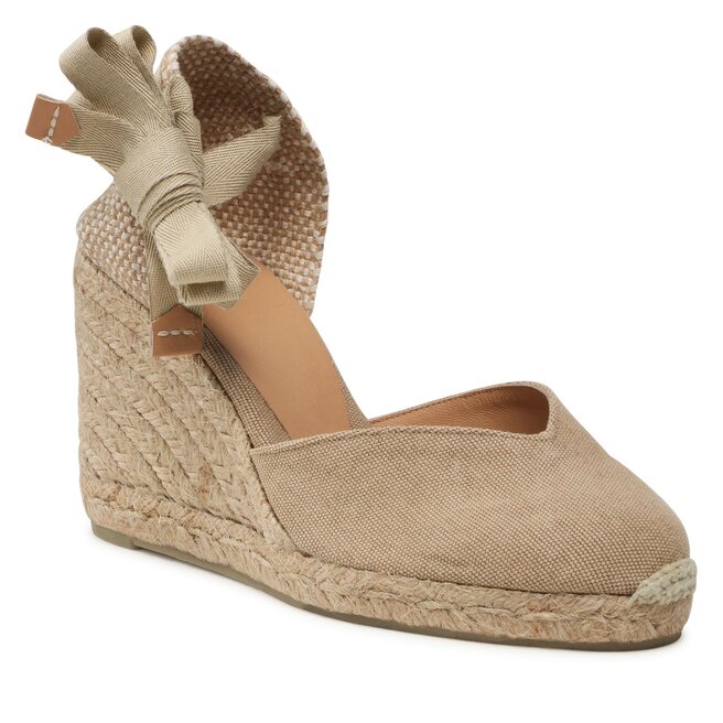 Espadryle Castañer Chiara/8/002 - Beżowy