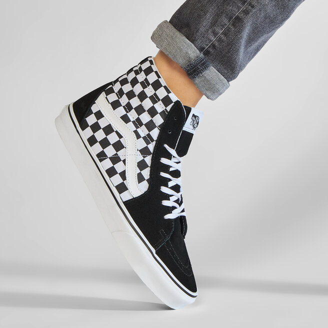Checkered cheap flamingo vans