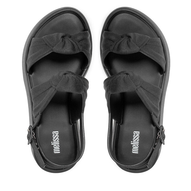 Melissa Sandali Melissa Velvet Platform Ad 33420 Black 52293