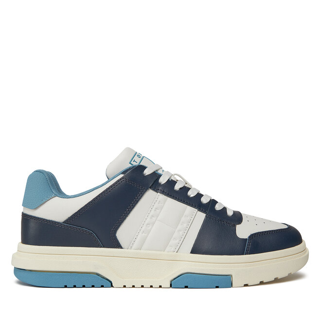 Sneakersy Tommy Jeans Tjm Leather Cupsole 2.0 - Granatowy