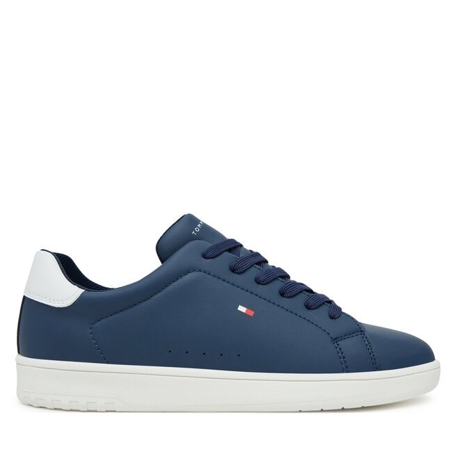 Sneakersy Tommy Hilfiger Low Cut Lace-Up - D Granatowy