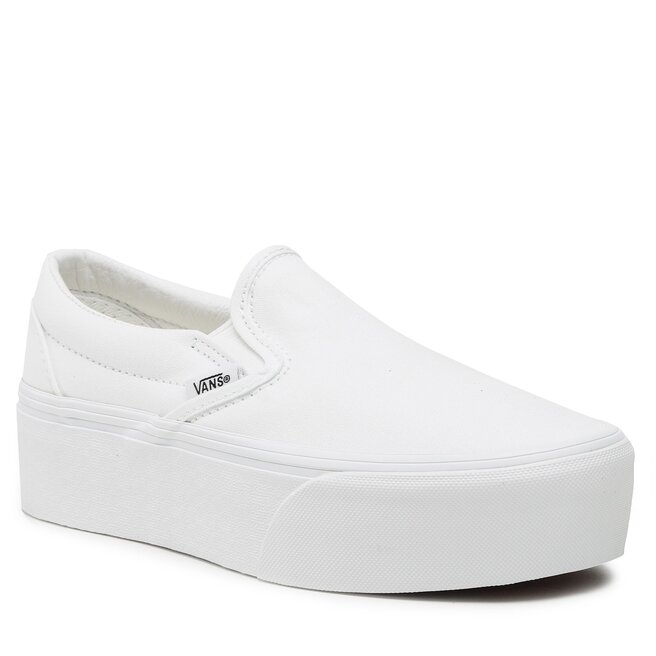 Vans slip on true outlet white