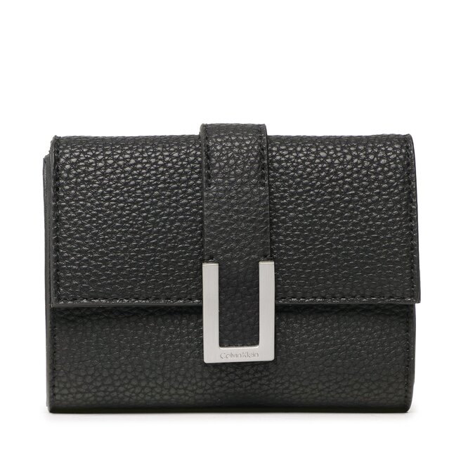 Calvin Klein Portafoglio grande da donna Calvin Klein Ck Must Plus Trifold Wallet Md K60K610490 BAX