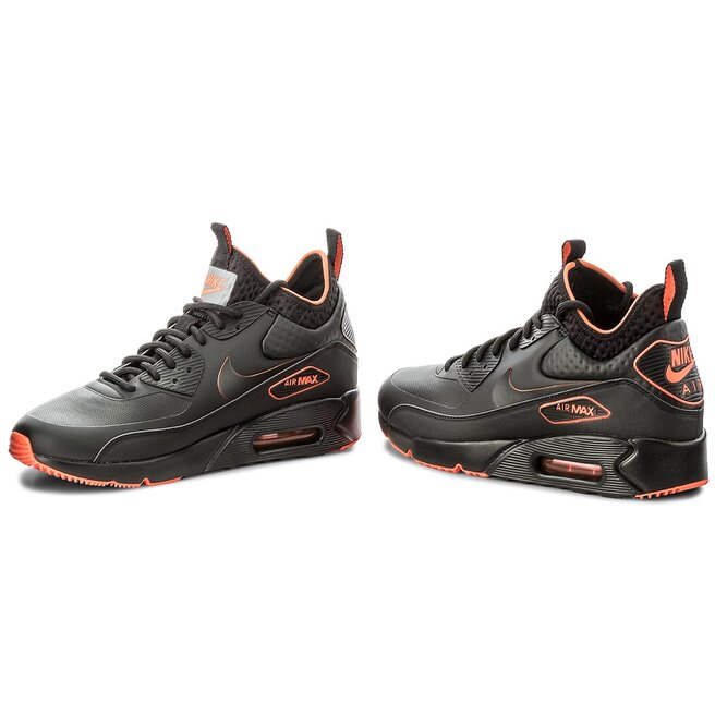 Nike air max 90 ultra mid hotsell winter black total crimson