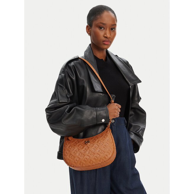 Torebka PINKO Half Moon Mini Fl PE 25 PLTT 102790 A1YB Brązowy -